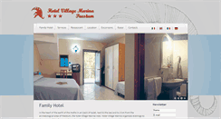 Desktop Screenshot of hotelvillagemarina.com